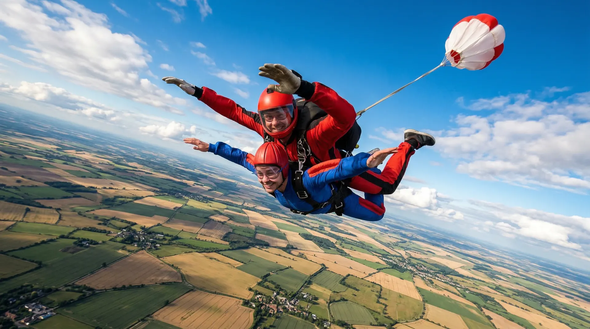 Premier saut en parachute : à quoi s'attendre, de la réservation au sol
