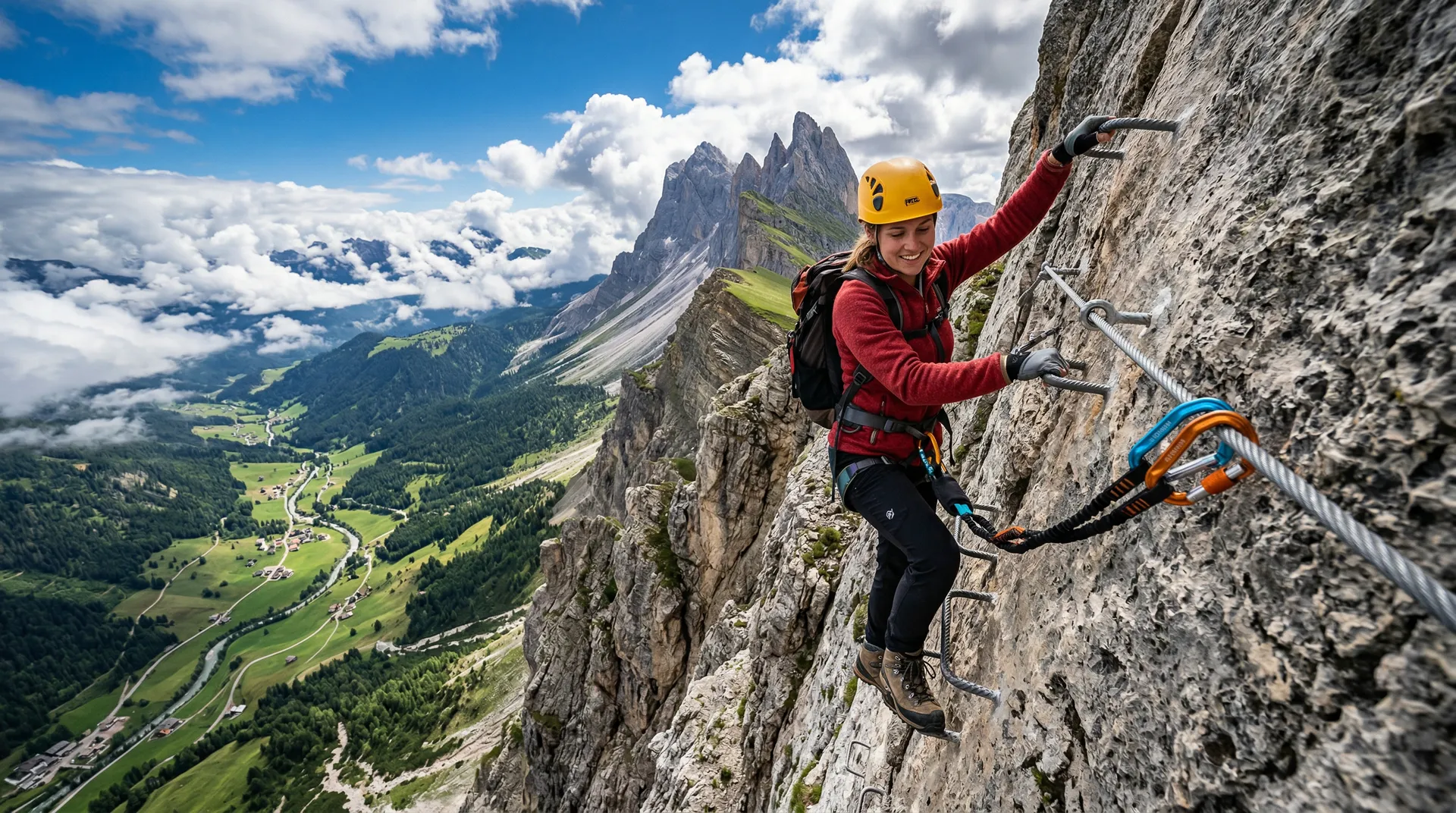 Première via ferrata : le guide complet pour se lancer